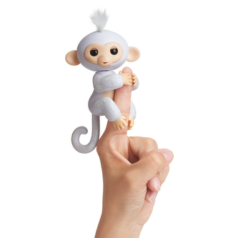 Fingerlings - Opička třpytivá Sugar bílá