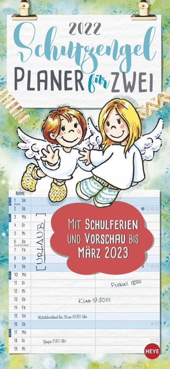 Schutzengel Planer für zwei - Kalender 2022