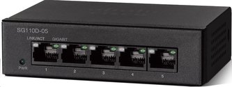 Cisco switch SG110D-05, 5x10/100/1000 Cisco switch SG110D-05, 5x10/100/1000