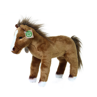 Plyšový kůň stojící 32 cm ECO-FRIENDLY