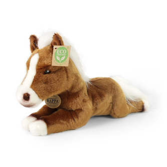 Plyšový kůň ležící 25 cm ECO-FRIENDLY