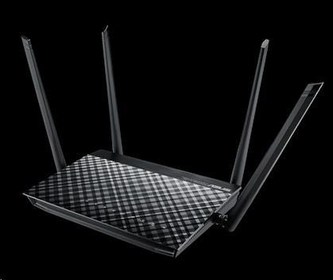 ASUS RT-AC57U v3 Gigabit Dualband Wireless AC1200 Router, 4x gigabit RJ45, 1x USB2.0 ASUS RT-AC57U v3 Gigabit Dualband Wireless AC1200 Router, 4x gigabit RJ45, 1x USB2.0
