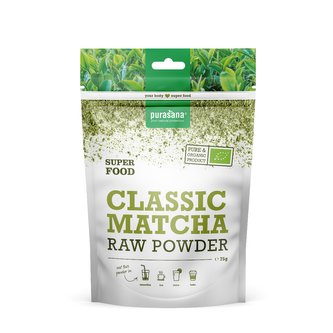 BIO Classic Matcha Raw Powder - Purasana - 75 g