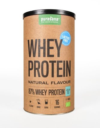 BIO Whey Protein Lactose Free - Purasana - přírodní - 400 g
