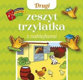 Drugi zeszyt trzylatka z naklejkami Drugi zeszyt trzylatka z naklejkami