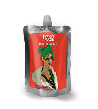 Fvxkin Amazin Over The Rainbow extra pigmentovaná vlasová maska OR.19,17 GreenPea 200ml