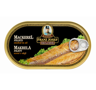 Makrela uzená filety v oleji - Franz Josef Kaiser - 170 g