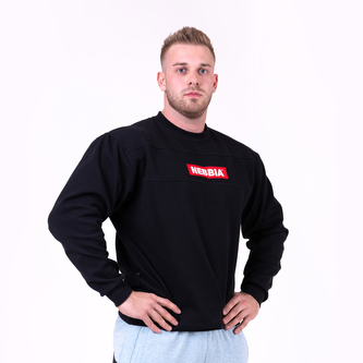 Pánská mikina Red Label Black - NEBBIA - Velikost XL