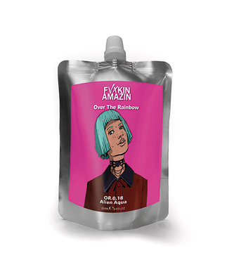 Fvxkin Amazin Over The Rainbow extra pigmentovaná vlasová maska OR.0,18 Alien Aqua 200ml