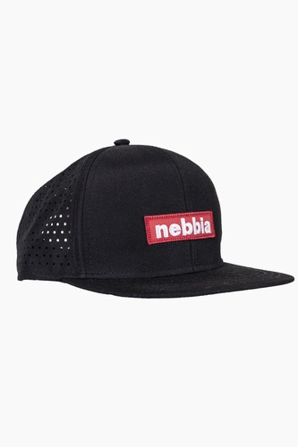 Kšiltovka Snap Back Red Label Black - NEBBIA