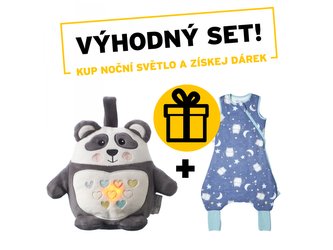 Noční světlo s hudbou Grofriend Pip the Panda + dárek Noční světlo s hudbou Grofriend Pip the Panda + dárek