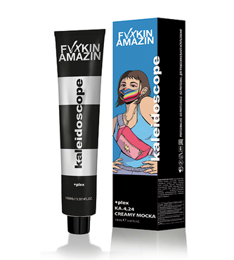 Fvxkin Amazin Kaleidoscope intenzivní oxidační barvící krém KA.4,24 Creamy Mocka 100ml