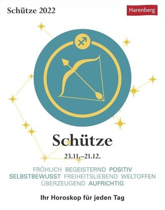 Sternzeichenkalender Schütze 2022
