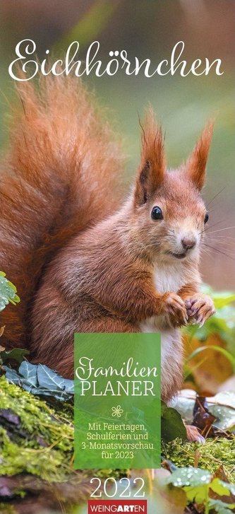 Eichhörnchen Familienplaner Kalender 2022