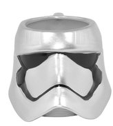 Keramický hrnek Star Wars|Hvězdné války: Kapitán Phasma 3D (objem 400 ml) stříbrný