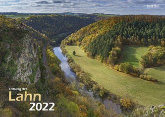 Entlang der Lahn 2022 Bildkalender A3 quer Spiralbindung