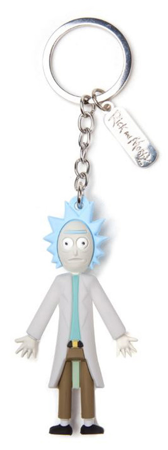 Přívěsek na klíče Rick and Morty: Rick (3,5 x 8 cm) pryžový