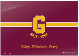 Podložka na stůl Harry Potter: Nebelvír - Gryffindor (49,5 cm x 34,5 cm)
