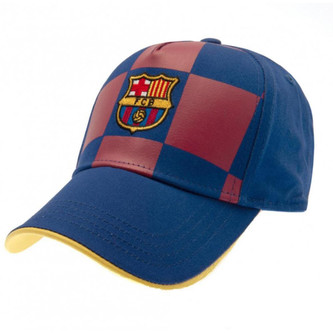 Kšiltovka FC Barcelona: Znak (nastavitelná) modrá bavlna