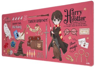 Herní podložka na stůl Harry Potter: Koláž (80 x 35 cm)
