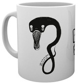 Keramický hrnek Billie Eilish: Ghoul (objem 300 ml) bílý