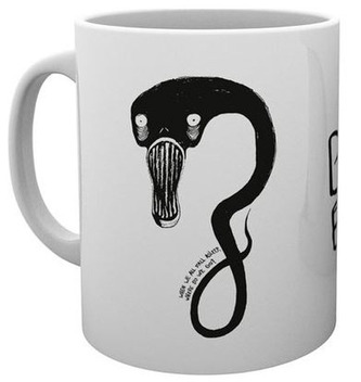 Keramický hrnek Billie Eilish: Ghoul (objem 300 ml) bílý