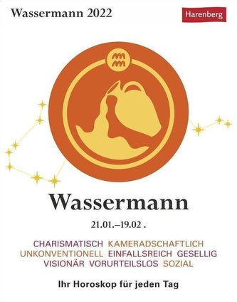 Sternzeichenkalender Wassermann 2022
