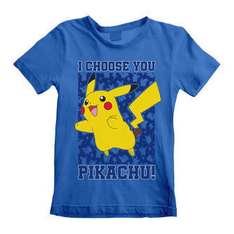 Dětské tričko Pokémon: I Choose You (5-6 let) modrá bavlna