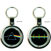Přívěsek na klíče Pink Floyd: Dark Side Of The Moon (průměr 4,8 cm) kovový