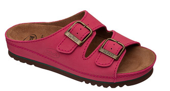 Scholl Zdravotní obuv - AIR BAG Nublined-U - Cherry 41