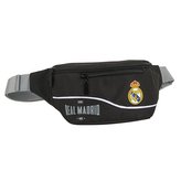 Kapsička kolem pasu - ledvinka FC Real Madrid: vzor 12024 (23 x 9 x 12 cm) černý polyester