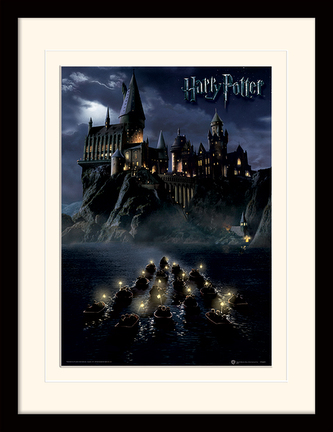 Plakát v rámu Harry Potter: Bradavická škola - Hogwarts School (30 x 40 cm)