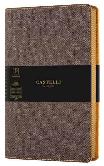 Notatnik 13x21cm linia Castelli Harris Brown