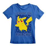 Dětské tričko Pokémon: I Choose You (7-8 let) modrá bavlna