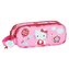 Penál na tužky Hello Kitty: Balloon vzor 12016 (21 x 6 x 8 cm) růžový polyester
