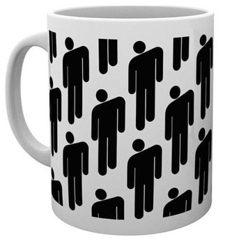 Keramický hrnek Billie Eilish: Stickman (objem 300 ml) bílý Keramický hrnek Billie Eilish: Stickman (objem 300 ml) bílý