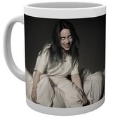 Keramický hrnek Billie Eilish: Bed (objem 300 ml) bílý