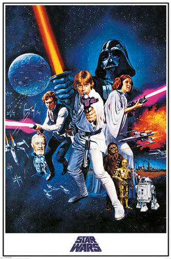 Plakát Star Wars|Hvězdné války: New Hope One Sheet (61 x 91,5 cm)