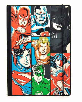 Blok A5 Justice League: (15 x 21 cm) 240 stran