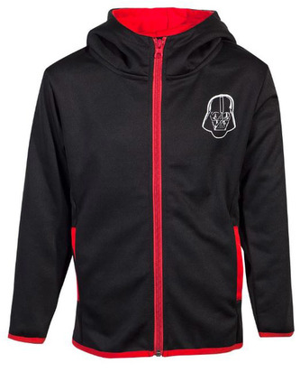Dětská mikina Star Wars s kapucí: Vader (výška 134-140 cm) černý polyester
