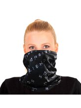 Multifunkční šátek Friends|Přátelé: Logo (54 x 54 cm) černý polyester