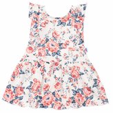 Kojenecké letní bavlněné šatičky New Baby Roses smetanovo-růžové - velikost 80 (9-12m)