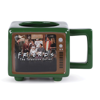 Proměňovací keramický 3D hrnek Friends|Přátelé: Rather Be Watching (objem 500 ml)