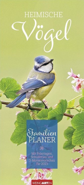 Heimische Vögel Familienplaner Kalender 2022