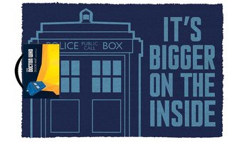 Rohožka Doctor Who: Tardis (60 x 40 cm) modrá