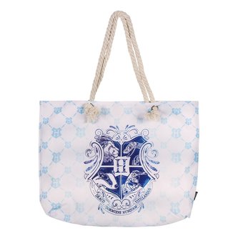 Dámská kabelka na rameno Harry Potter: Hogwarts (52 x 36 x 8 cm) modrý polyester