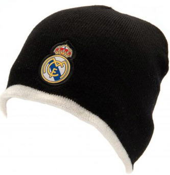 Zimní pletená čepice FC Real Madrid: Reversible (universální)