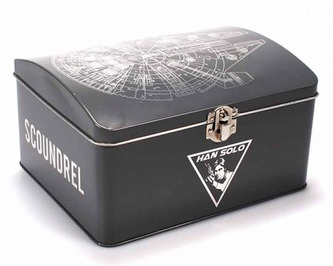 Kovová krabička Star Wars|Hvězdné války: Millennium Falcon (19 x 16 x 11 cm)