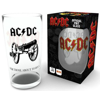 Sklenice AC/DC: Rock (objem 500 ml)
