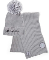 Zimní dárkový set čepice a šála: Playstation (universální)